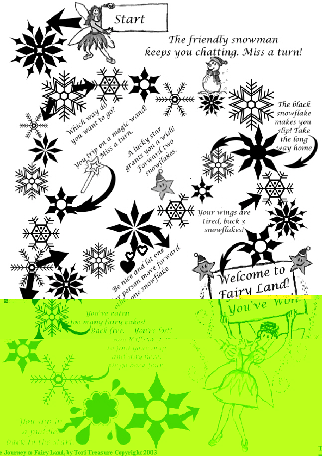 The Journey to Fairy Land, by Tori Treasure Copyright 2003